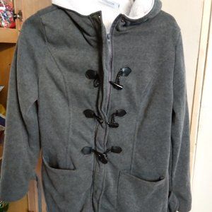 MISS LOOK WOOL LINED PEA COAT... EUC